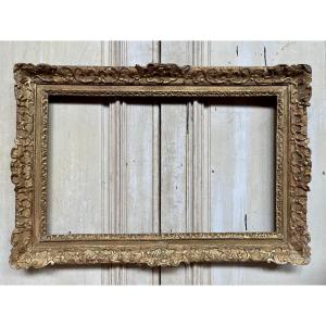 Louis XV Period Frame In Golden Wood From The XVIIIth Century Carved Oak