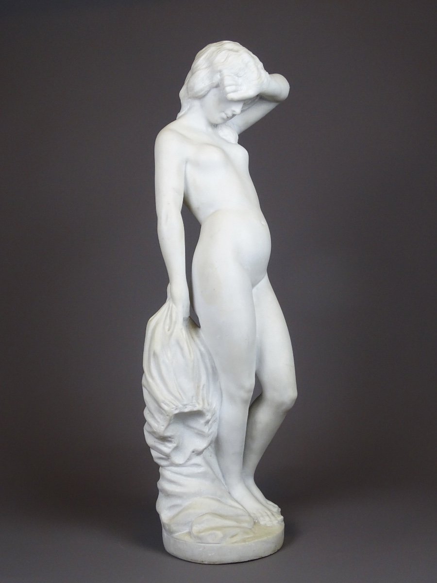 Etienne Lenhoir - Carrara Marble Sculpture-photo-2