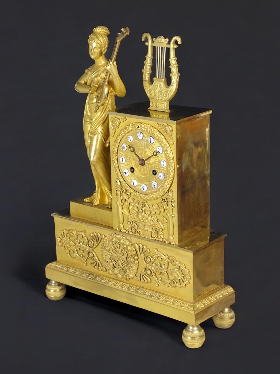 Empire-era Clock – The Muse Euterpe