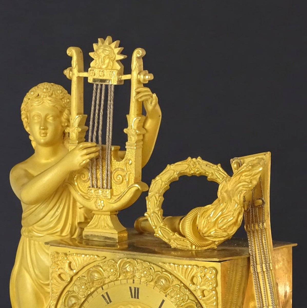 Empire Period Clock - Orpheus Saving Eurydice-photo-3