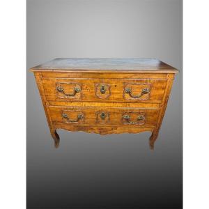 Commode Sauteuse à Deux Tiroirs d'époque XVIIIème 