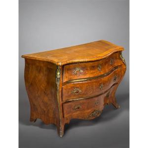 Suède - Commode Tombeau D’époque XVIIIème Siècle  Suédoise