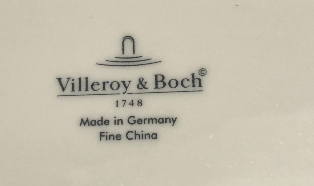 6 Paul Bocuse Villeroy And Boch Cocktail Plates (35 Available In Total)-photo-3