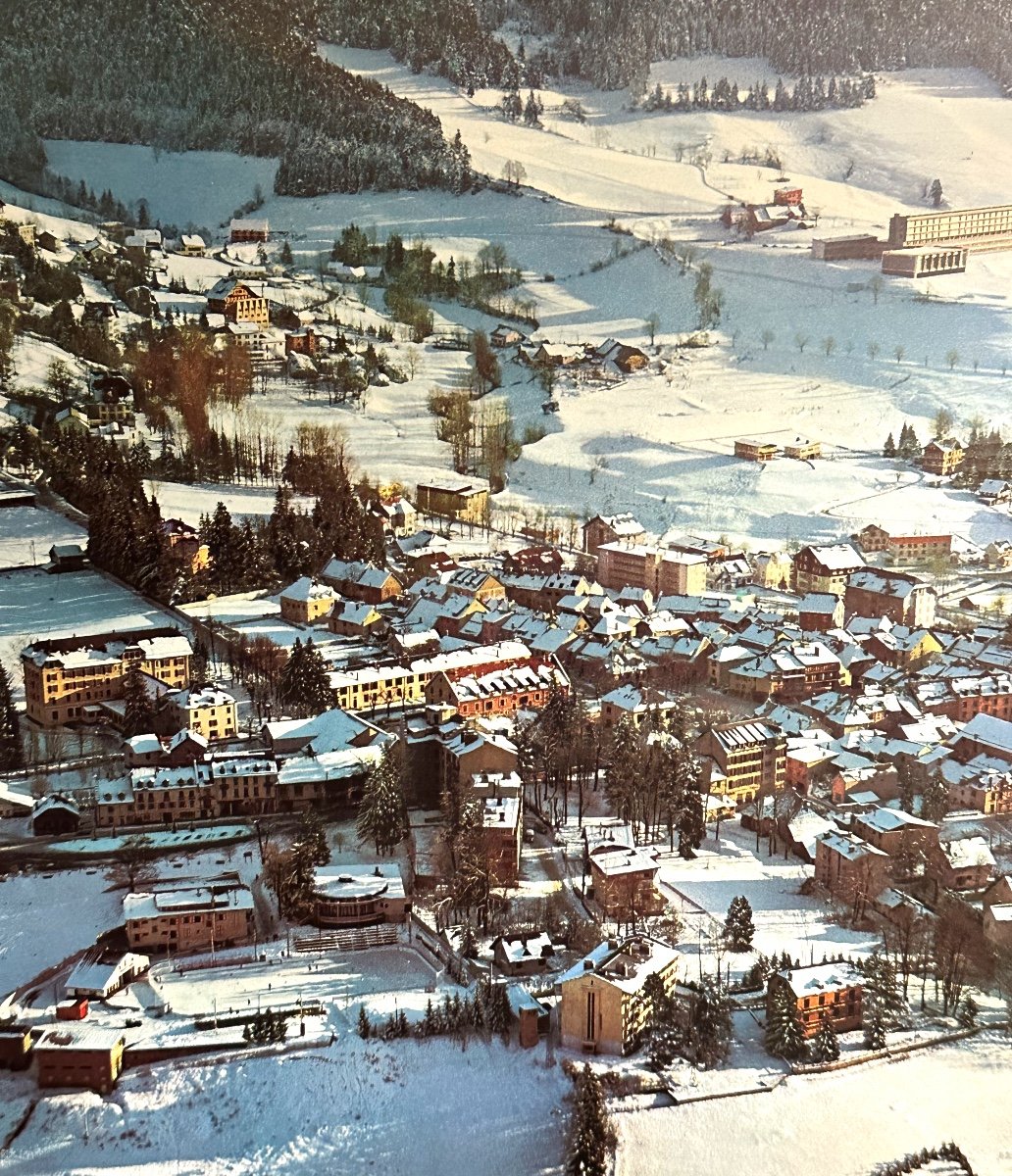 Poster 60x40cm Villard De Lans Xth Winter Olympic Games 1968 Ski Vercors 1st Day Stamps-photo-4