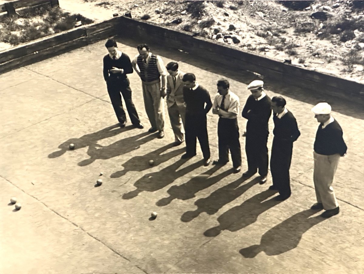 Georges Boyer Lyon 20th Kinetic Photography The Bowlers Photo Game Of Boules /37-photo-3