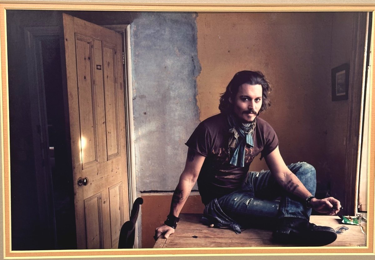 Annie Leibovitz Rare Original Photograph Johnny Depp 2011 For Vanity Fair Film Photo
