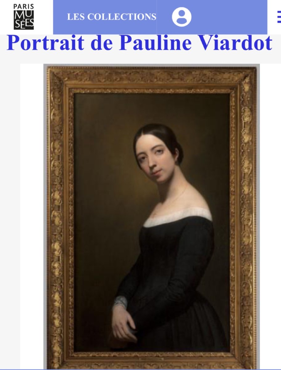 Georges Dupré Lyon 1807-1853 Huile portrait de Pauline Viardot à la boucle d’oreille Romantisme-photo-4