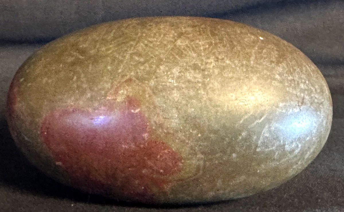 Shiva Lingam In Polished Jasper India 10.5cm Meditation -photo-2