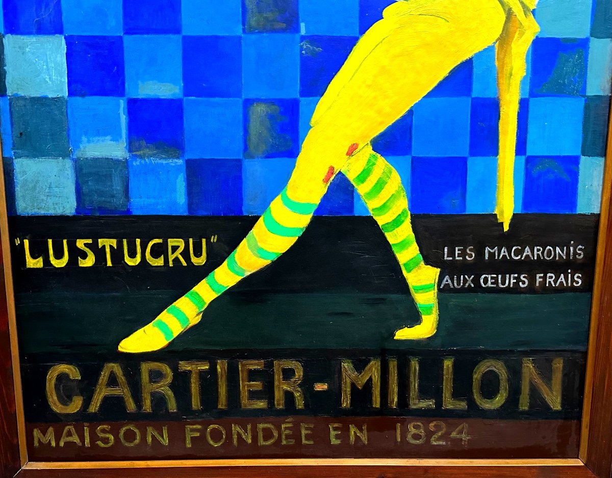 Important Oil Lustucru Cartier Millon Grenoble By Andry Farcy 168x128cm Around 1920 Rare-photo-4