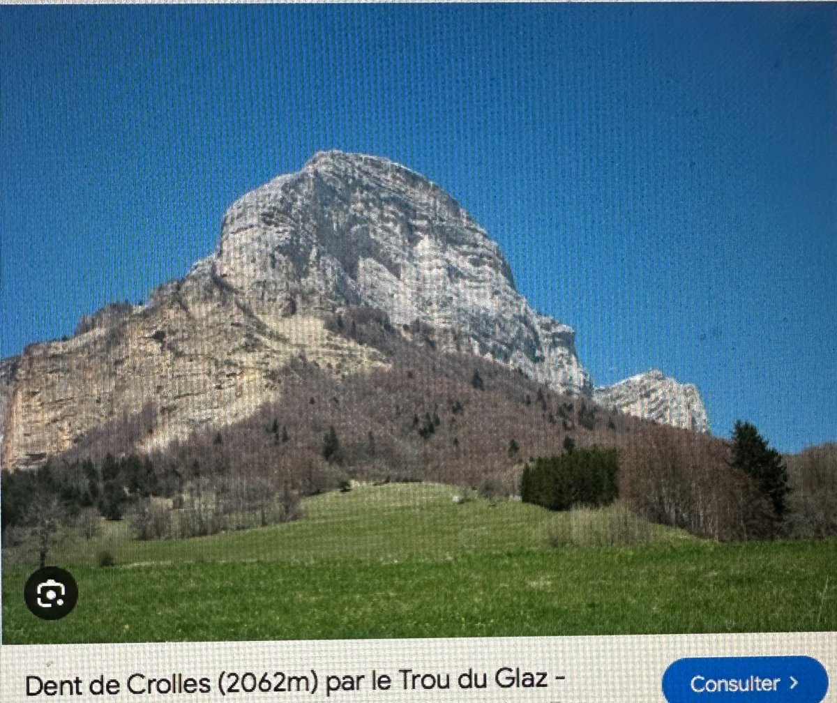 Lucien QUENARD 1902-1995 Huile La Dent de Crolles Meylan Isère montagne Alpes Grenoble-photo-5