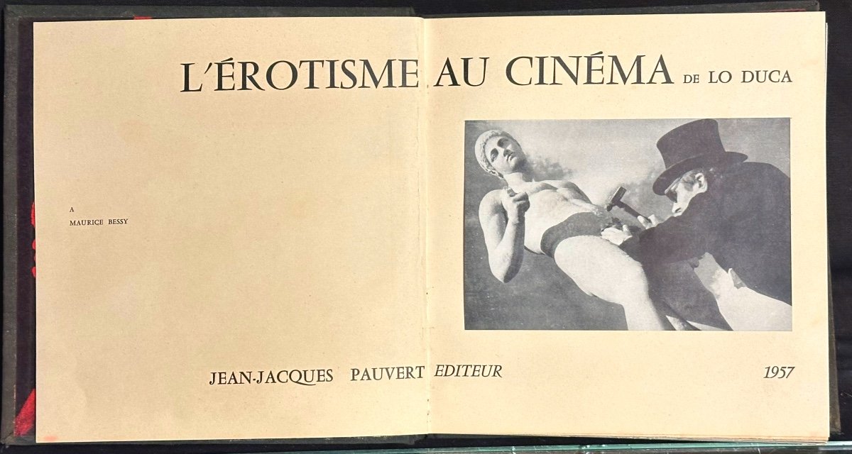 Eroticism In The Cinema 1957 Pauvert Publisher Book Author Lo Duca Curiosa Original Edition