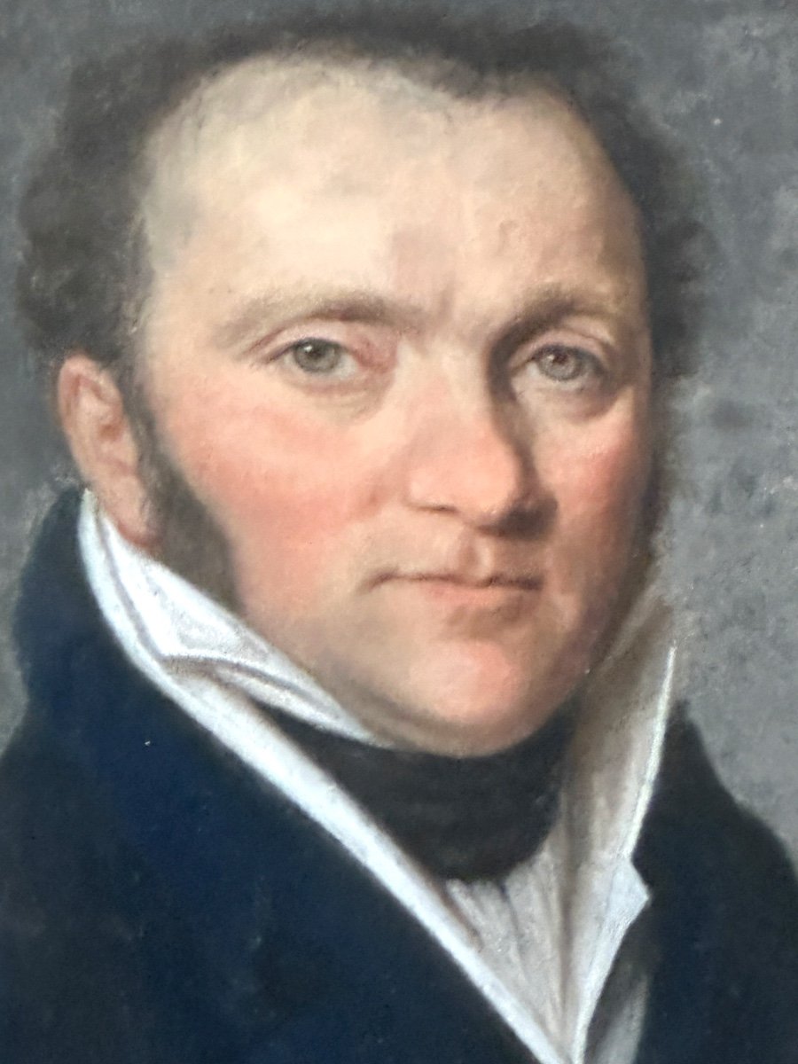 Charles Langlois De Sezanne 1757-1845 Portrait Of A Man Museums Collections In Very Good Condition -photo-2