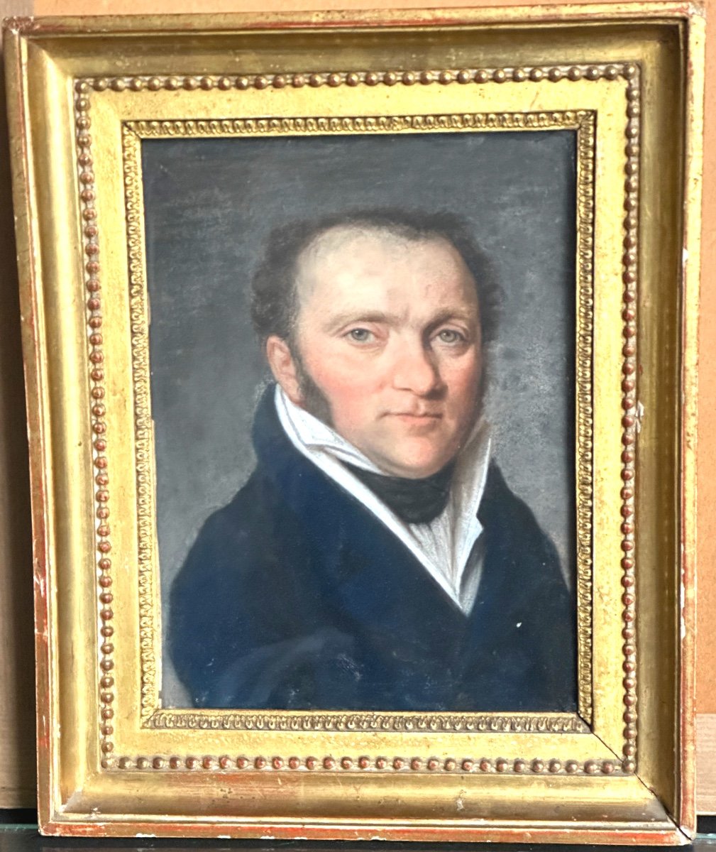 Charles Langlois De Sezanne 1757-1845 Portrait Of A Man Museums Collections In Very Good Condition 