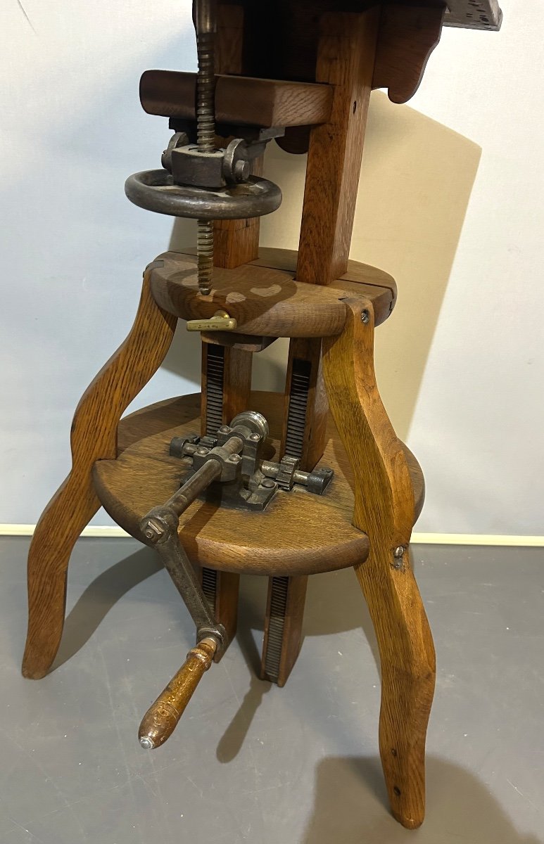 19th Century Double Rack Sculptor's Saddle For Photo Chamber  -photo-2