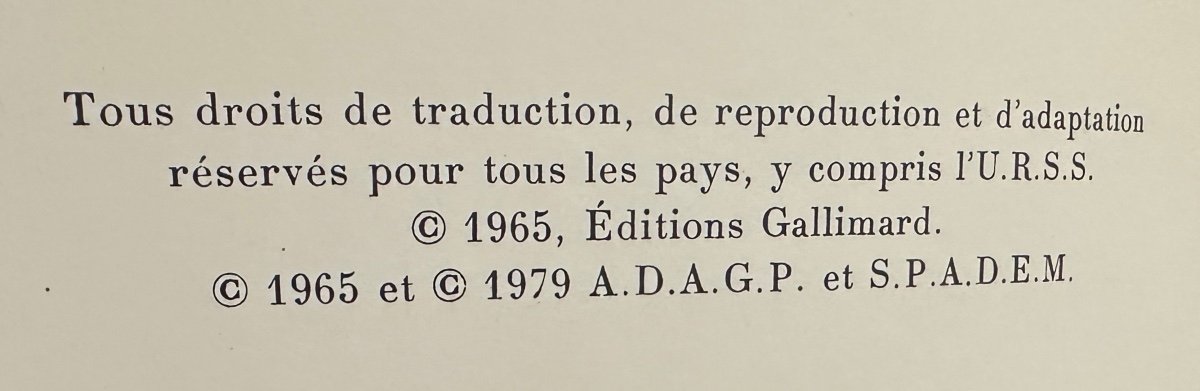 André Breton Surrealism And Painting Gallimard Original Edition 1979 Paris 427 Pages -photo-4