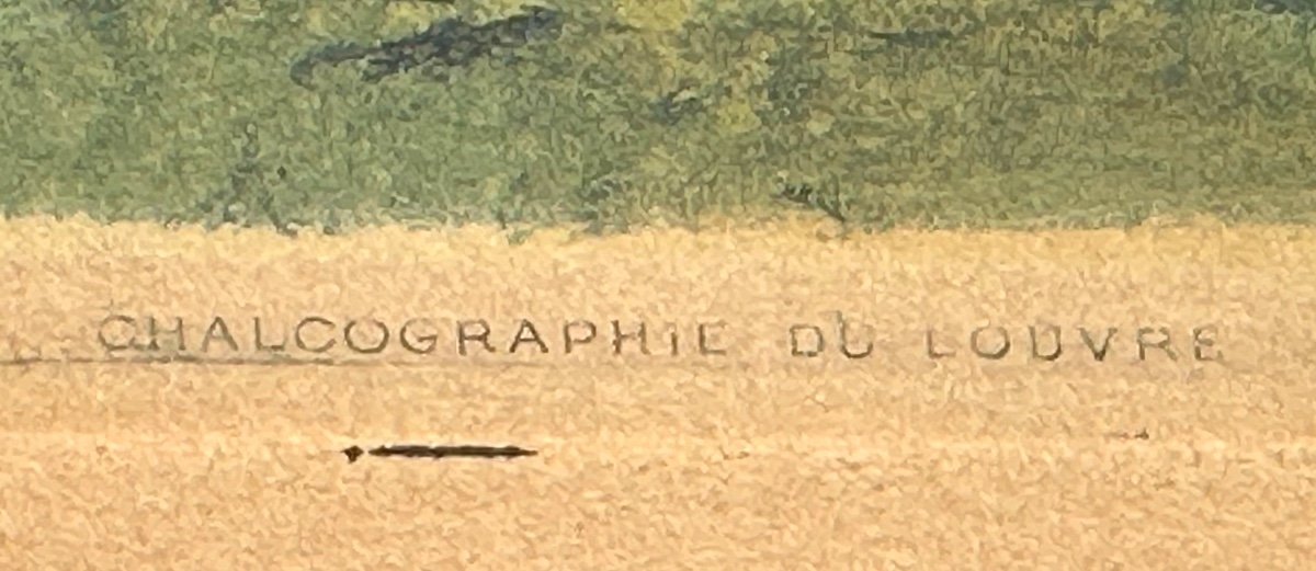 Paul CEZANNE 1839-1906 La Montagne Sainte Victoire aquatinte par Jacques Villon Louvre Réf 639-photo-1