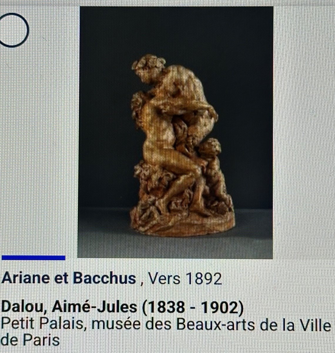 Dalou 1838-1902 Sèvres Circa 1892 Rare Biscuit Ariane Et Bacchus Signed Collection Museum Paris-photo-5