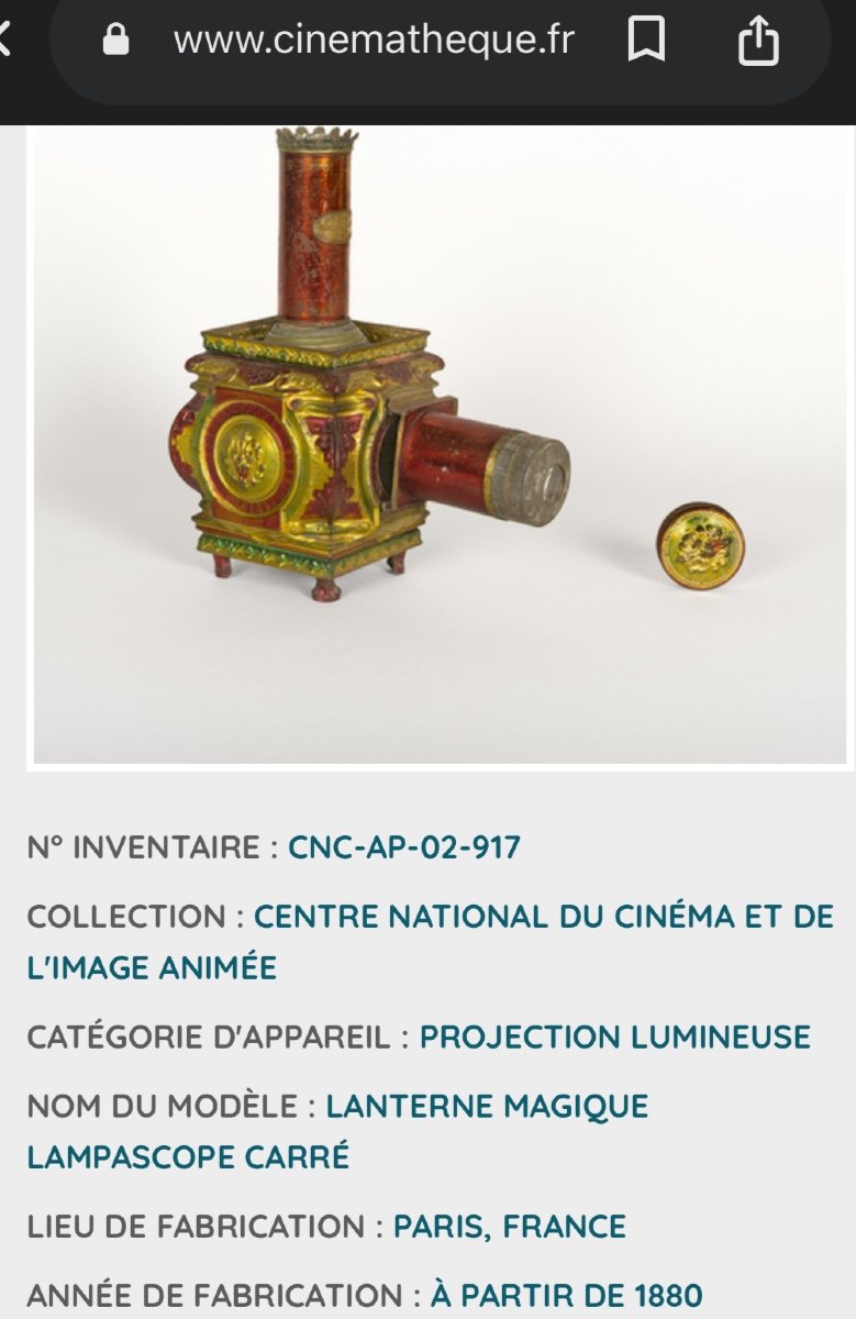 Magic Lantern Circa 1880 Lapierre -photo-7