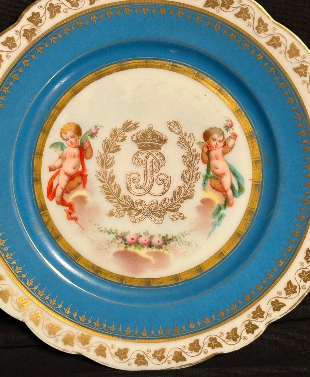 Plate From The Service Of King Louis Philippe, Tuileries Palace, Sèvres, Circa 1846-photo-3