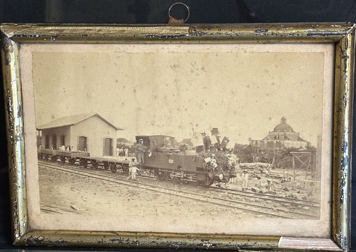 2 Photographies Venezuela 1ere Ligne De Chemin De Fer Train Photo Sncf-photo-2