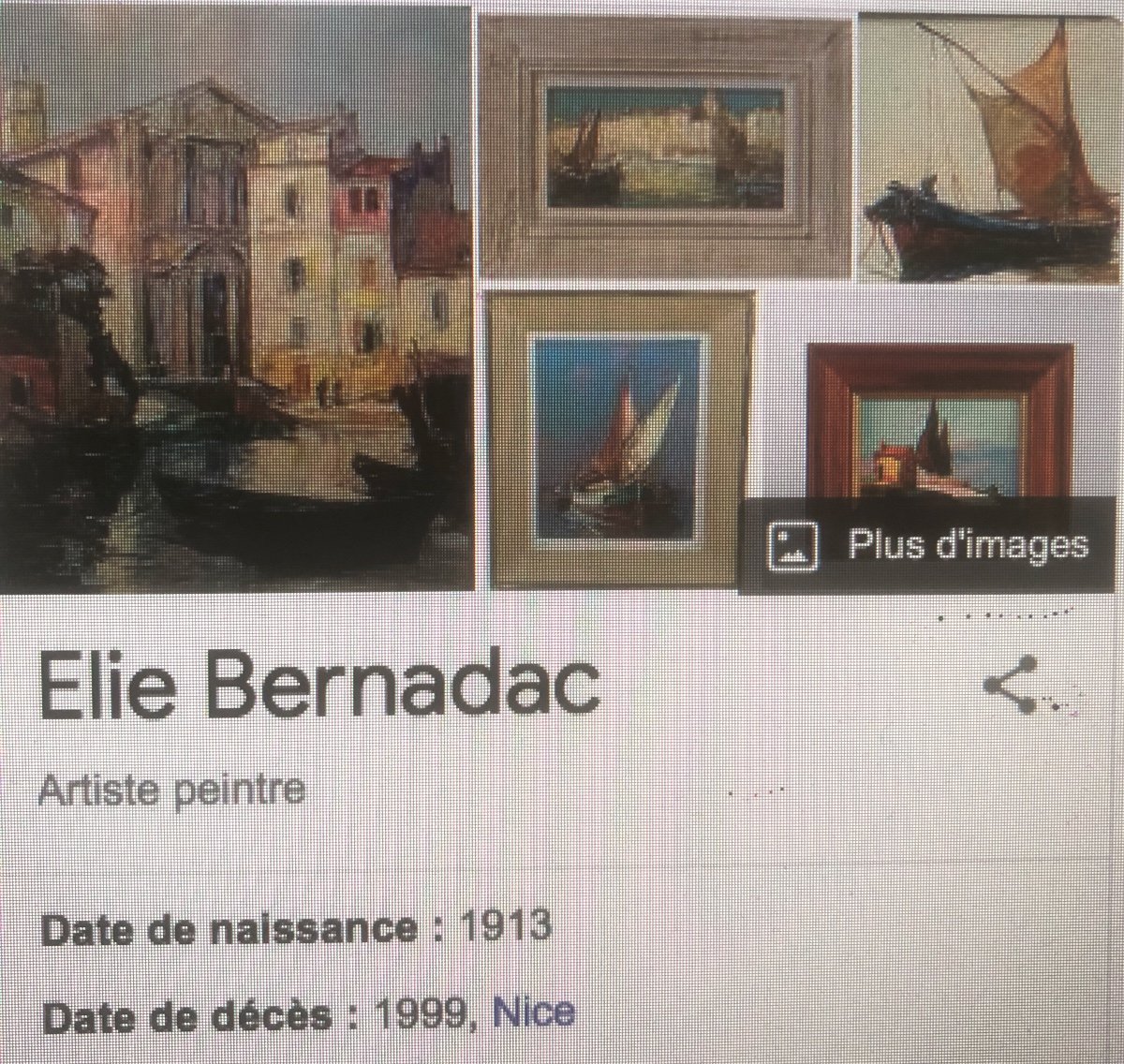 Elie BERNADAC 1913- Nice 1999 Huile sur bois Glaïeuls Martigues-photo-3