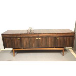 1970 Sideboard In Rosewood Scandinavian Style