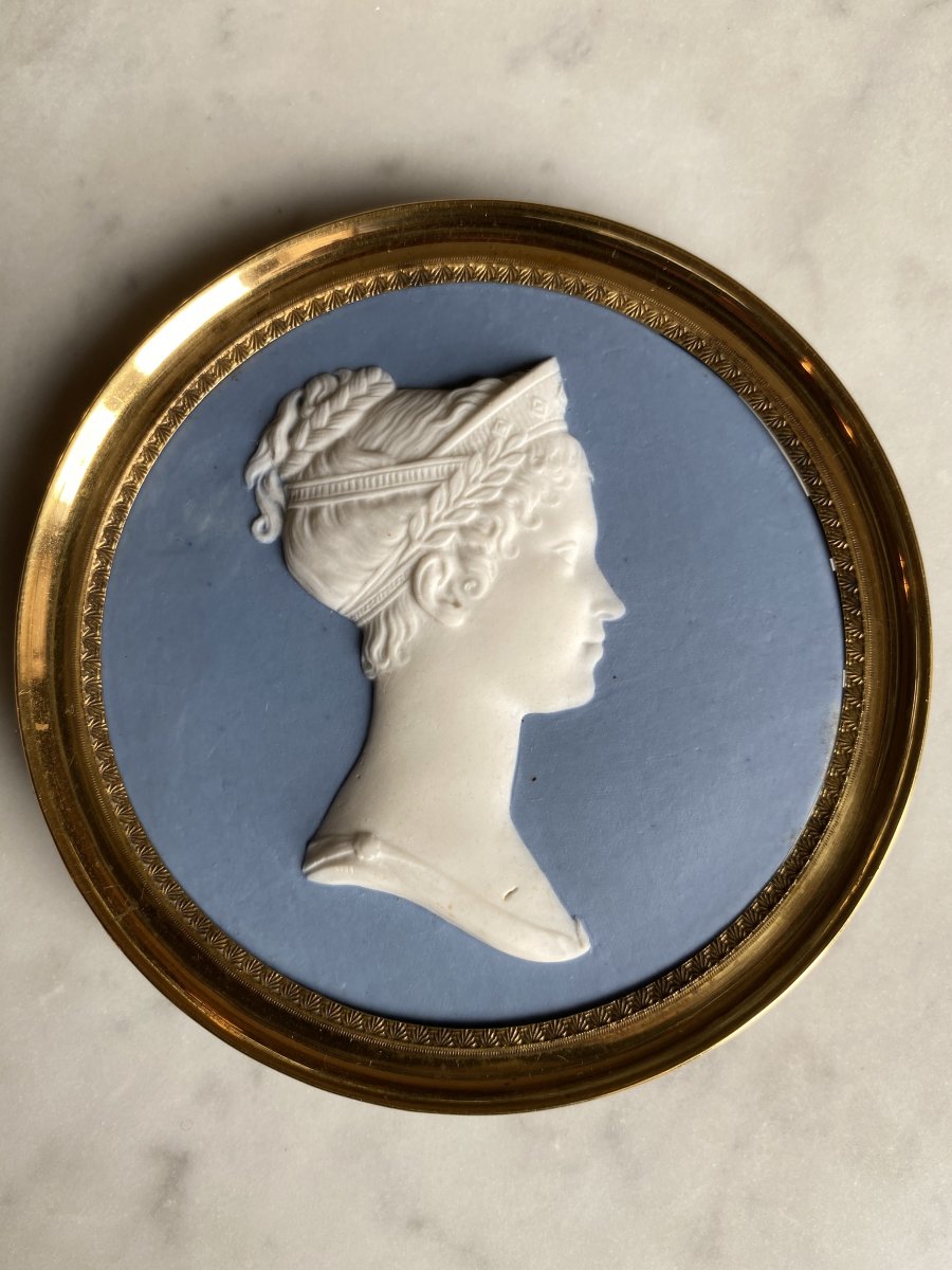 Sèvres : Portrait De Joséphine En Biscuit Du Sculpteur Alexandre Brachard 1775-1843