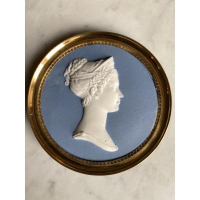 Sèvres: Portrait Of Joséphine In Biscuit By Sculptor Alexandre Brachard 1775-1843