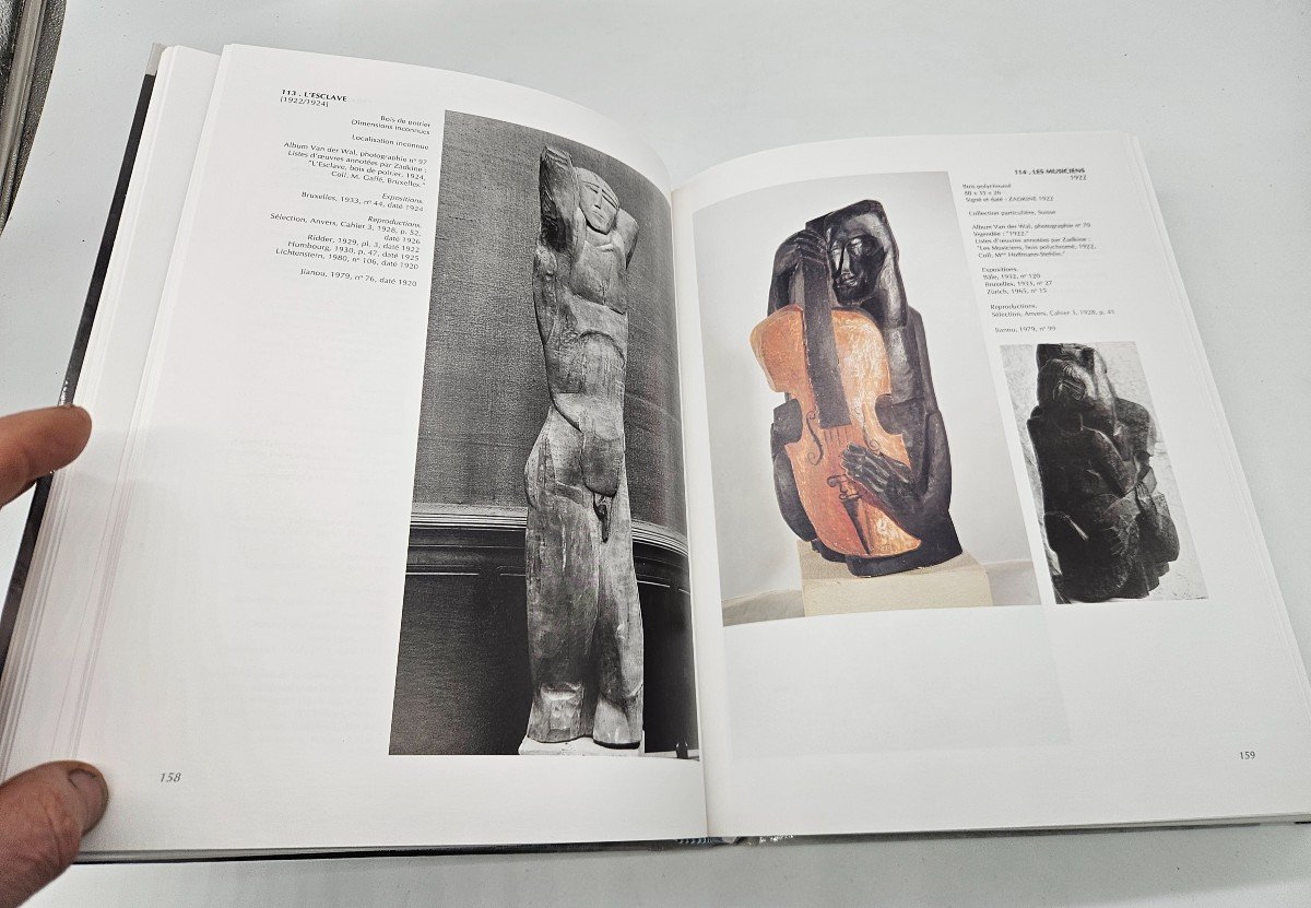 Ossip Zadkine : Catalogue Raisonné De l'œuvre Paris Musées 1994-photo-1