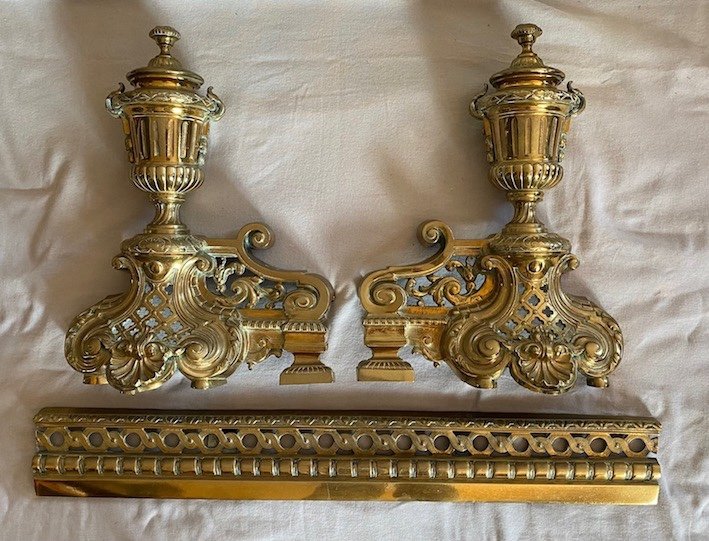 Bronze Fireplace Set-photo-2