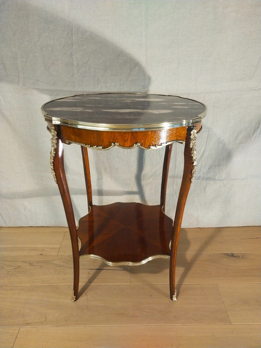 19th Century Rosewood Pedestal Table-photo-2