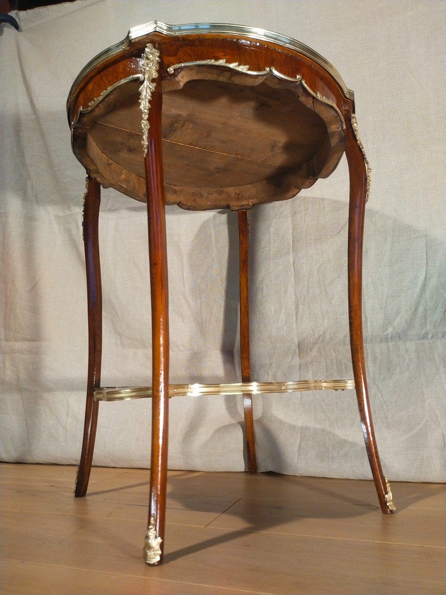 19th Century Rosewood Pedestal Table-photo-5