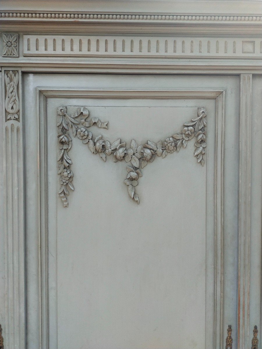 Louis XVI Style Bedroom Wardrobe 4 Doors-photo-3