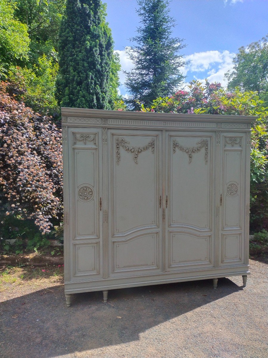 Louis XVI Style Bedroom Wardrobe 4 Doors