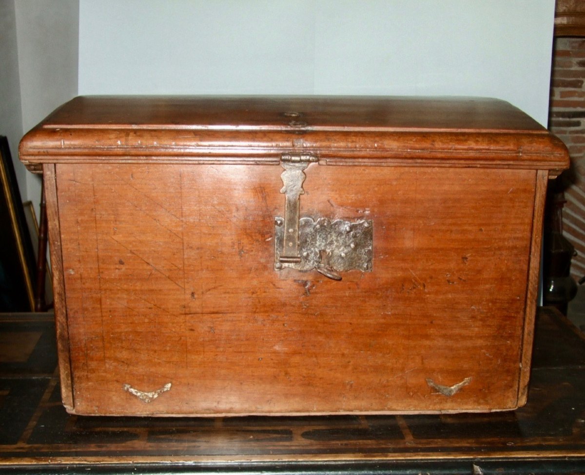 17th Century Spain Travel Cabinet-photo-4