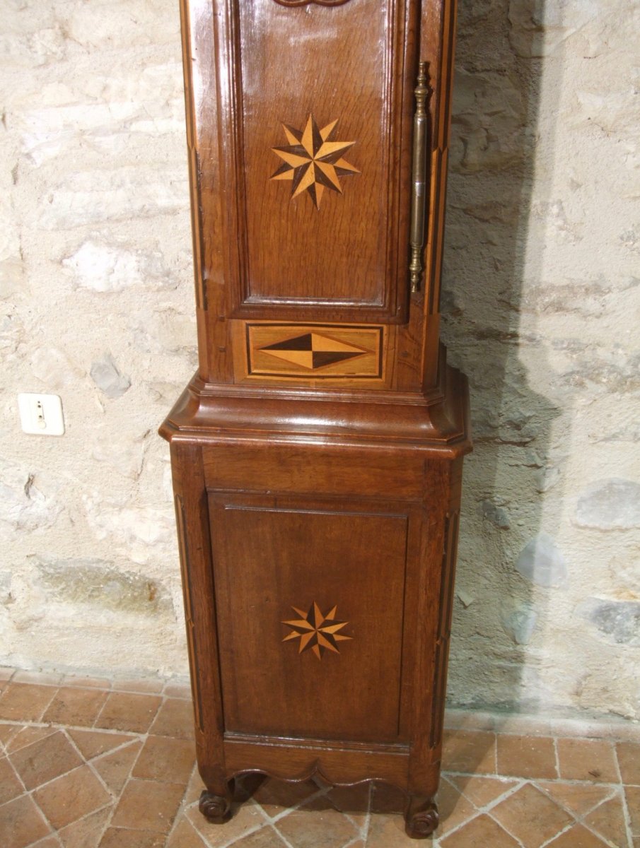 Parquet Clock,  Lorraine XVIIIth Century-photo-4