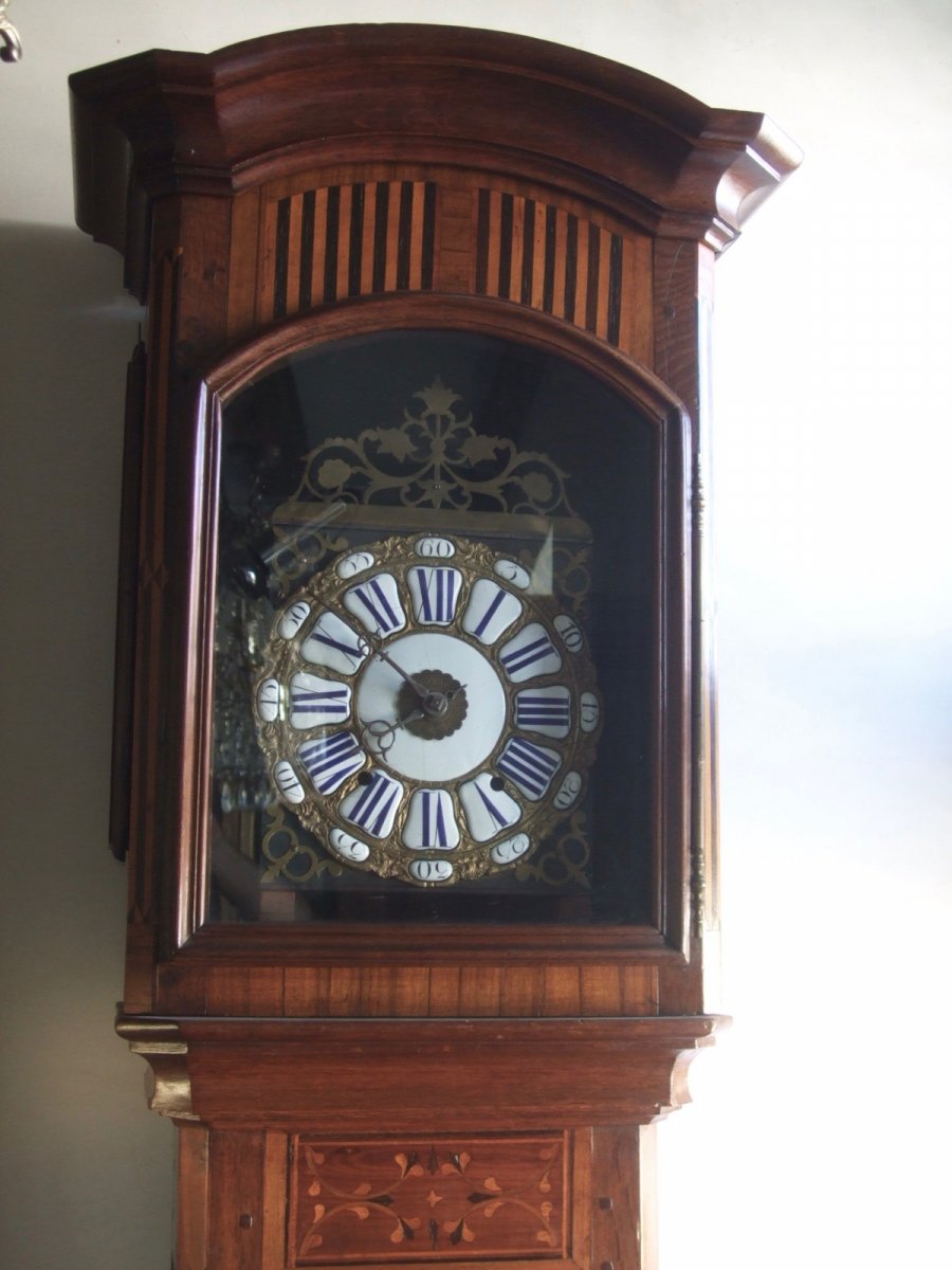 Parquet Clock,  Lorraine XVIIIth Century-photo-5