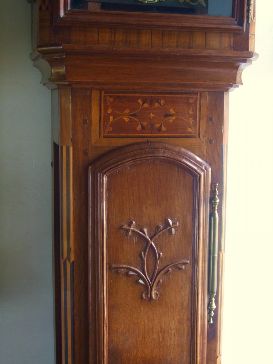 Parquet Clock,  Lorraine XVIIIth Century-photo-6