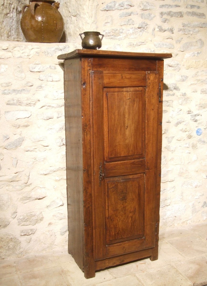 Primitive Cabinet With One Door 17 Th