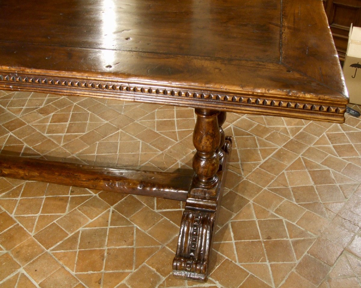 Large Renaissance Style Table, Twentieth Period-photo-4