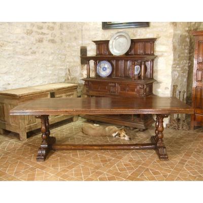 Large Renaissance Style Table, Twentieth Period