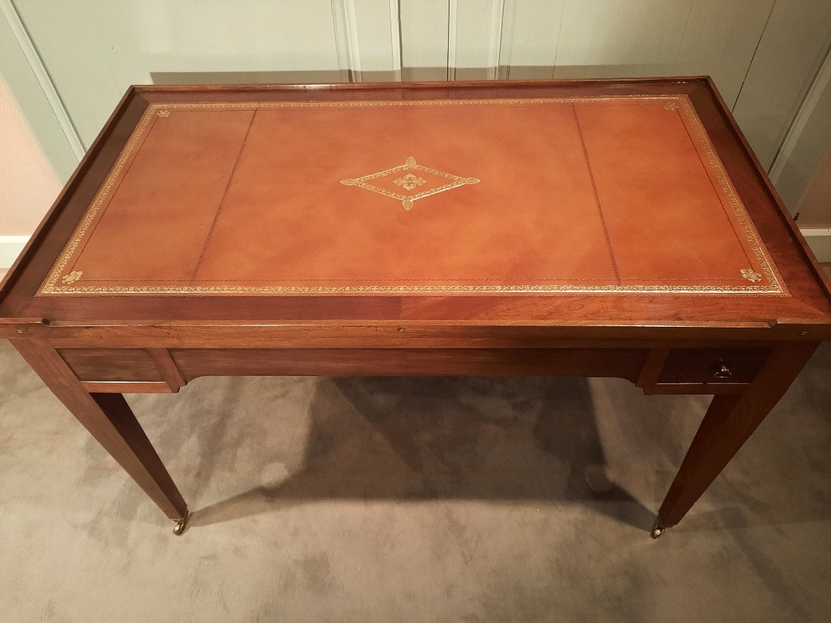 Game Table Called Tric-trac In Mahogany From The Restoration Period.-photo-3