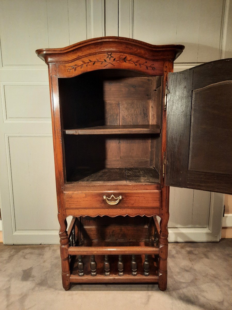 Pantry Drainer In Chestnut From The XIXth Century.-photo-3