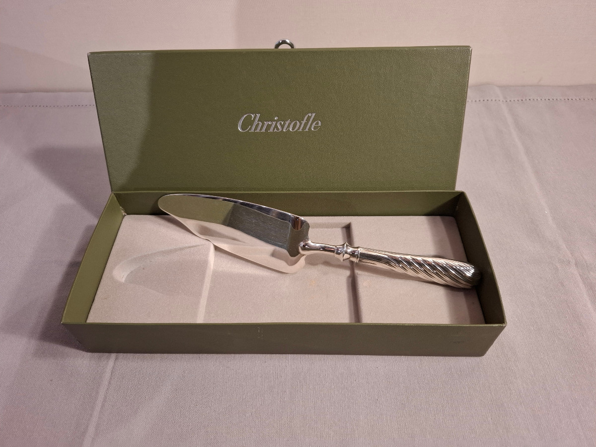 Christofle Silver Metal Cake Server.-photo-2