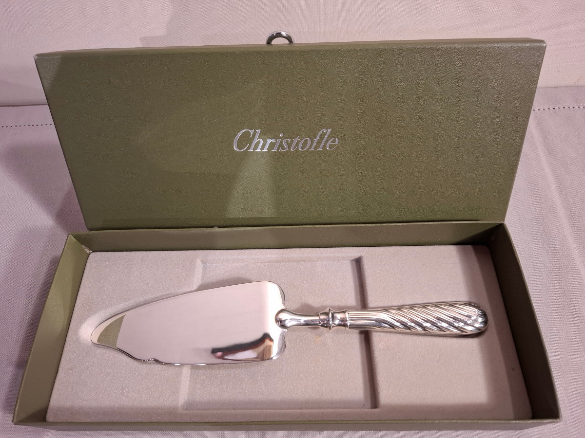 Christofle Silver Metal Cake Server.-photo-4