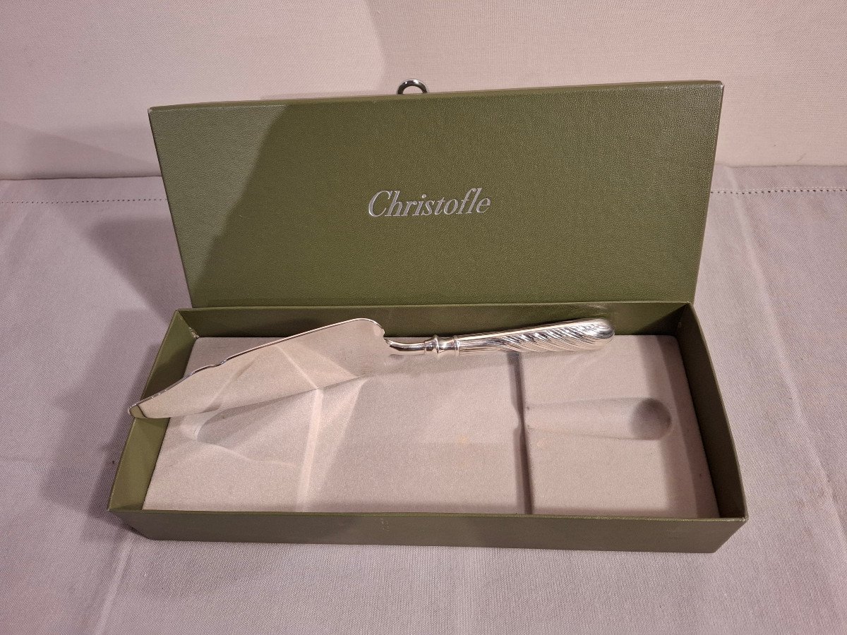 Christofle Silver Metal Cake Server.-photo-1