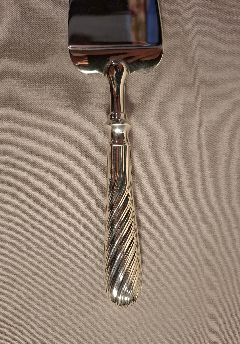 Christofle Silver Metal Cake Server.-photo-4