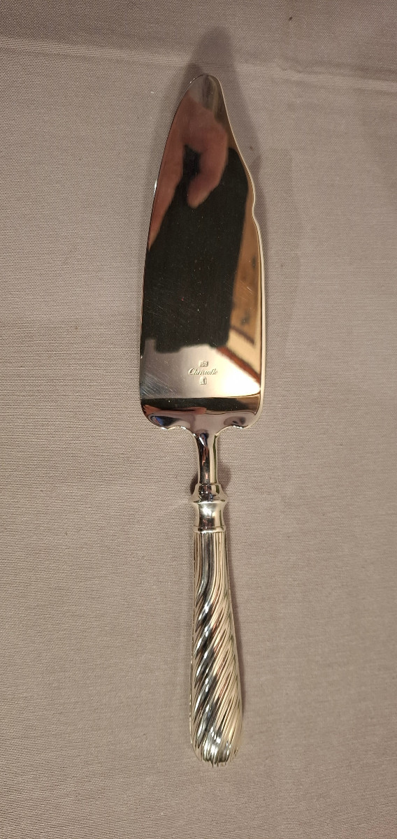 Christofle Silver Metal Cake Server.-photo-5