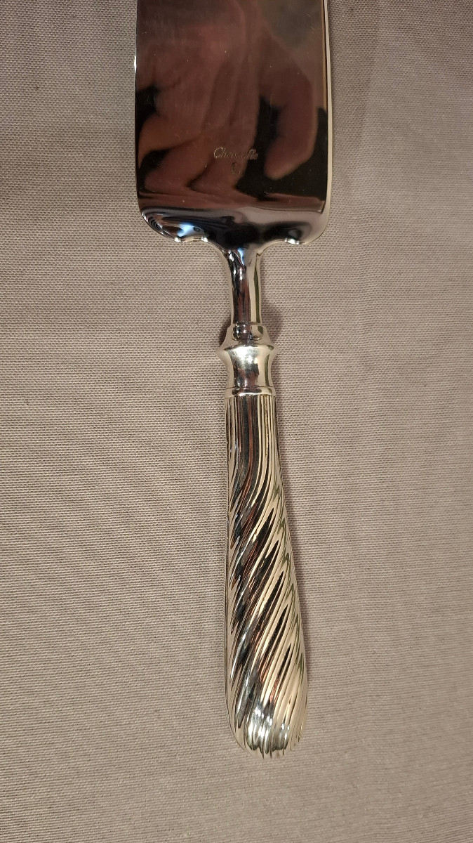 Christofle Silver Metal Cake Server.-photo-6