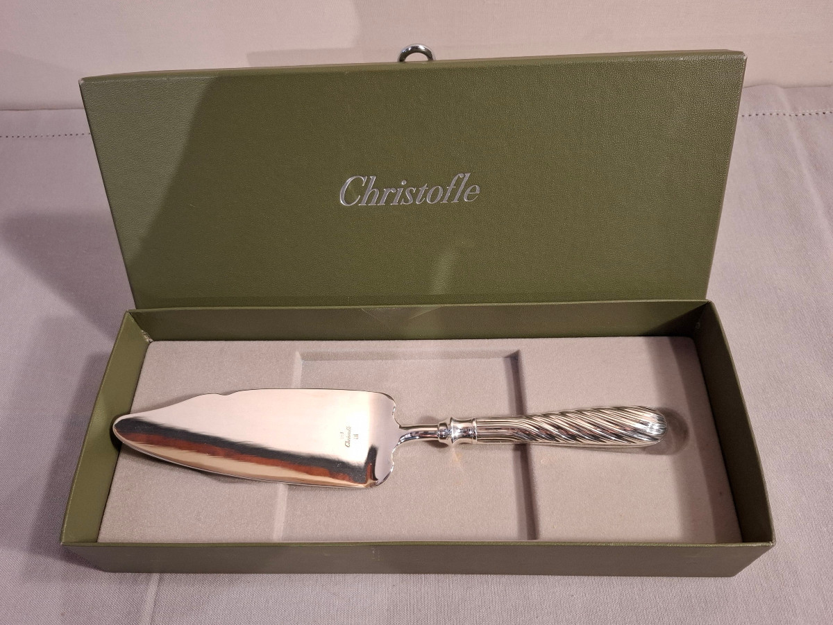 Christofle Silver Metal Cake Server.